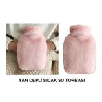 Bosphorus SICAK SU TORBASI YAN CEPLİ PEMBEPELUŞ TERMOFOR 27x17x2cm1 LİTRE