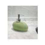 Bosphorus SIVI SABUNLUK YEŞİL PETEK DESENLİ POLİRESİN 14x8x14cm 400ml BANYO SETİ