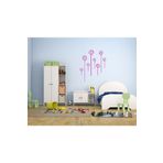Bosphorus XFG029 Pembe Papatyalı Şeffaf Filmli 33x48 cm Duvar Sticker