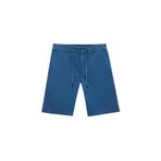 Boss 5003286411 Koyu Mavi Erkek Bağlamalı Bel Tapered Fit Şort