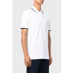 Boss 50494697 100 Polo Yaka Beyaz Erkek T-shirt