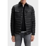 Boss 50540456 001 Siyah Kapitoneli Regular Fit Kuş Tüyü Dolgulu Şişme Erkek Mont