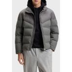 Boss 50548810 030 Gri Kapitoneli Şişme Erkek Mont