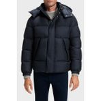 Boss 50551599 404 Kapitoneli Regular Fit Lacivert Çıkarılabilir Kapüşonlu Şişme Erkek Mont