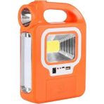 Boss And Muse Lıfe45 Hb-6399a Cob Ledli Solarli 3 Kademeli Usb Çikişli Şarjli Işildak Fener (1 Adet Ampulü Un