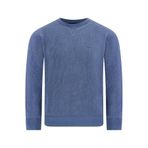BOSS Bisiklet Yaka Desenli Sweatshirt We_Explorer, L, 5003335565, Mavi, erkek