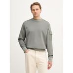 BOSS Bisiklet Yaka Gri - Mavi Sweatshirt, S, 5003345712, Gri - Mavi, erkek