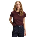 BOSS Bisiklet Yaka Koyu Kahve T-Shirt, M, 5003362121, Koyu Kahve, Kadın