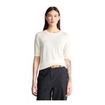 BOSS Bisiklet Yaka Oversize Kazak, S, 5003362085, Ekru, Kadın