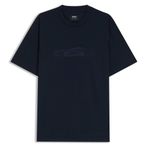 BOSS C Taut 242 Am Erkek Bisiklet Yaka T-Shirt, Lacivert, S Beden