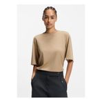 BOSS Camel Kadın Oversize T-Shirt 50523256