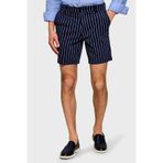 Boss Çizgili Pamuklu Regular Fit Normal Bel Şort Erkek ŞORT 50557413 404