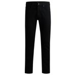 Boss Delaware BO Siyah Black3 Dar Kesim Rahat Streç Denim Erkek Kot Pantolon
