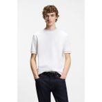 Boss Erkek %100 Pamuklu Normal Kalıp Kısa Kollu Beyaz T-Shirt 50554536-100