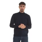 BOSS Erkek Balonso-L Nakışlı Logo Örme Hırka Yün, mavi, L