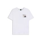 BOSS Erkek Bisiklet Yaka T-Shirt, Beyaz, S Beden