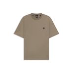 BOSS Erkek C-Taut 01 Regular-Fit tişört, pamuklu, Double-B-monogramlı, Braun245, M