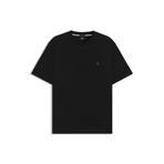 BOSS Erkek C-Taut 01 Regular-Fit tişört, pamuklu, Double-B-monogramlı, Siyah, L