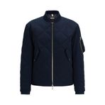 BOSS Erkek Caramo Regular-Fit kapitone ceket, kol cebinde logolu, koyu mavi 48