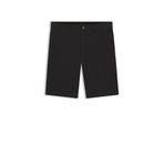 BOSS Erkek Chino Slim Şort Slim-Fit Şort Elastik Pamuk Fitilli, Black001, 32