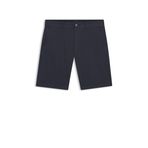 BOSS Erkek Chino Slim Şort Slim-Fit Şort Elastik Pamuk Fitilli, Koyu Mavi 404, 34