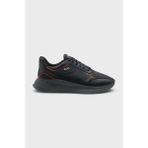 BOSS Erkek Deri ve File Karışımlı Astarlı Rahat Taban Gri Sneaker 50548706-016