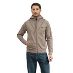 Boss Erkek Fermuarlı Sweatshirt,Bej 2Xl