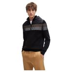 Boss Erkek Fermuarlı Sweatshirt,Siyah Xl,4063541396359
