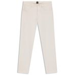 BOSS Erkek H-Delaware5 Delaware Slim-Fit pantolon, elastik pamuk gabardin, Beyaz 131, 34W / 32L