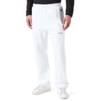BOSS Erkek jarse pantolon, Beyaz 100., L