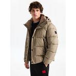 BOSS Erkek Kahverengi Regular Fit Mont, 56, Omaris, Kahve, mens