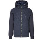 Boss Erkek Kapüşonlu Fermuarlı Regular Fit Sweat, Mavi, S Beden
