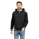 BOSS Erkek Kapüşonlu Sweatshirt, Siyah, M Beden