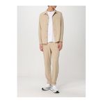 BOSS Erkek Normal Bel Regular Fit Rahat ve Esnek Kumaş Düz Paça Bej Pantolon, 50 Beden 50540687