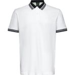 Boss Erkek Normal Kalıp %100 Pamuklu Logo Işlemeli Kısa Kollu Beyaz Polo Yaka T-Shirt 50548988-100 - 3XL