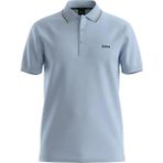 Boss Erkek Normal Kalıp %100 Pamuklu Logo Işlemeli Kısa Kollu Mavi Polo Yaka T-Shirt 50559365-460 - 2XL