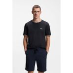 Boss Erkek Normal Kalıp Çizgili Bisiklet Yakalı Esnek Pamuklu Kısa Kollu Lacivert T-Shirt 50521245-402 - 2XL