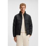 Boss Erkek Normal Kalıp Kapitone Desenli Su Geçirmez Kuş Tüyü Dolgulu Siyah Mont 50544322-001 - 3XL