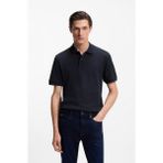 Boss Erkek Normal Kalıp Logo Işlemeli Kısa Kollu Lacivert Polo Yaka T-Shirt 50553564-404 - XL