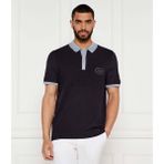 Boss Erkek Normal Kalıp Renk Geçişli Yaka Kısa Kollu Lacivert Polo Yaka T-Shirt 50541936-402