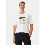 Boss Erkek Normal Kalıp Yuvarlak Yakalı Desenli Kısa Kollu Beyaz T-Shirt 50554365-100 - 2XL
