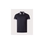 Boss Erkek Normal Kesim Kısa Kollu Nem Yönetimi Özellikli Esnek Pamuklu Kumaş Lacivert Polo Yaka T-Shirt 50554583-402