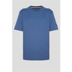 BOSS Erkek Normal Kesim Yuvarlak Yaka %100 Pamuklu Kısa Kollu Mavi T-Shirt -425 50537352