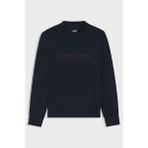 Boss Erkek Normal Kesim Yuvarlak Yakalı Aston Martin Imzalı Pamuklu Lacivert T-Shirt 50554525-404