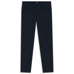 BOSS Erkek P-Delaware5 Delaware Slim-Fit pantolon, fırçalanmış satenden, Koyu mavi404, 31W / 32L