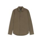 BOSS Erkek P-JOE-C1-222 Regular Fit Gömlek İnce Kadife, Braun245, 42