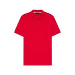 BOSS Erkek Pallas Pallas Nakışlı Logo Polo Gömlek Pamuk pike, Orta Kırmızı617, XL