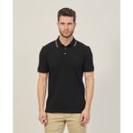 Boss Erkek Pamuklu Polo Yakalı Düğme Kapamalı Kısa Kollu Siyah1 Polo Yaka T-Shirt 50494697-002 - 3XL