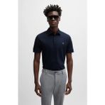 Boss Erkek Polo Yaka Düğme Kapamalı Kısa Kol Lacivert Polo Yaka T-Shirt 50520297-404 - XS