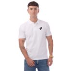 BOSS Erkek Polo Yaka, Kısa Kollu T-Shirt, Beyaz, 3XL